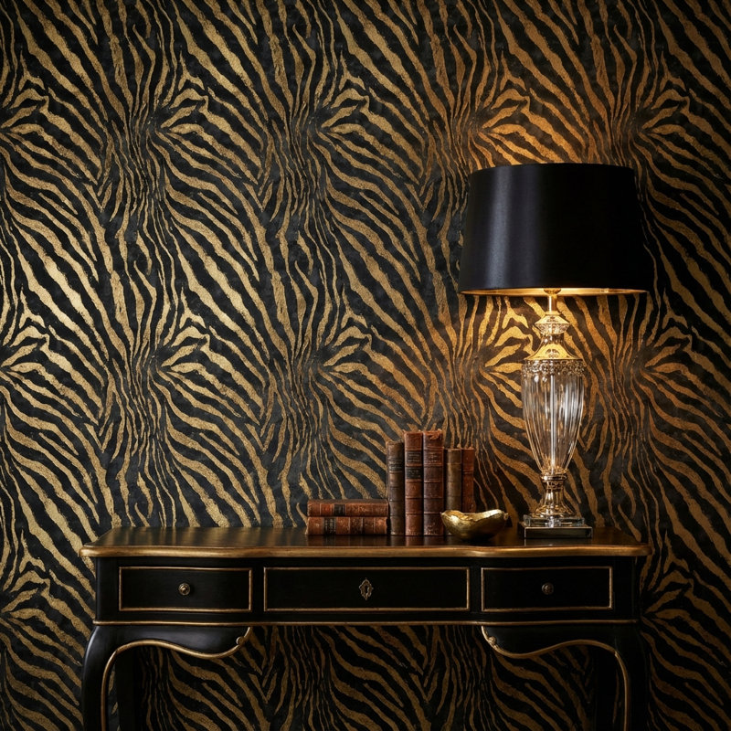 Glamorous Wallpaper Metallic Luxurious Wall Mural