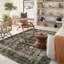 Tapis rétro lavable à la machine - Tapis doux avec envers antidérapant pour le salon, la chambre à coucher, le bureau, brun-517869138