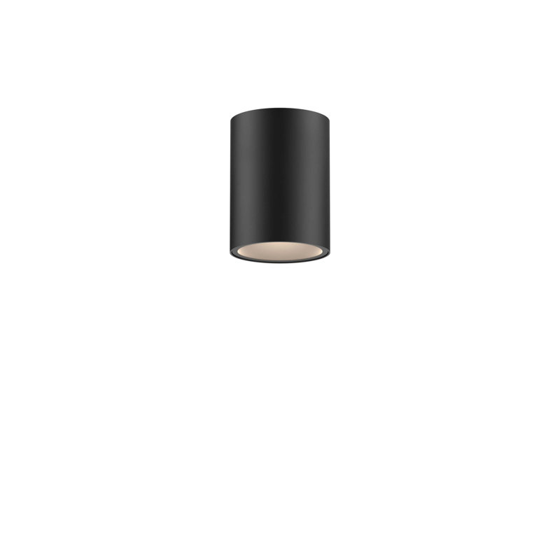 Cylindre encastré modulaire noir de 8 po, Noir