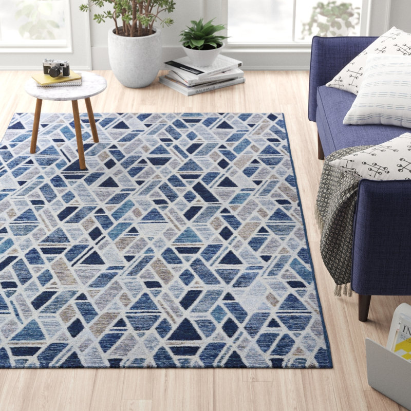 Thiessen Geometric Indoor Rug, Rectangle 5'3" x 7'6"