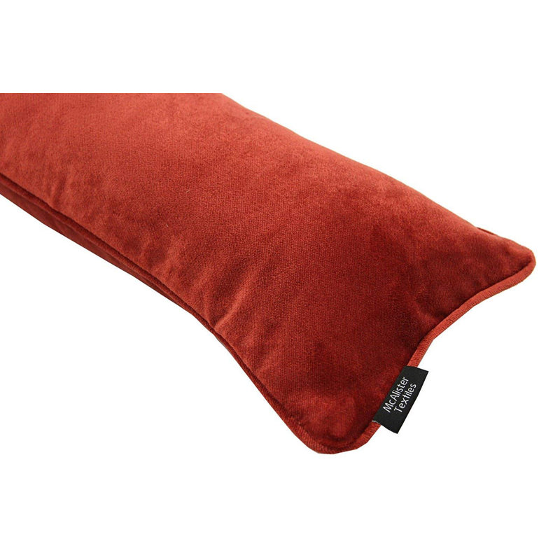 Farreli Fabric Draught Excluder, Rust Orange