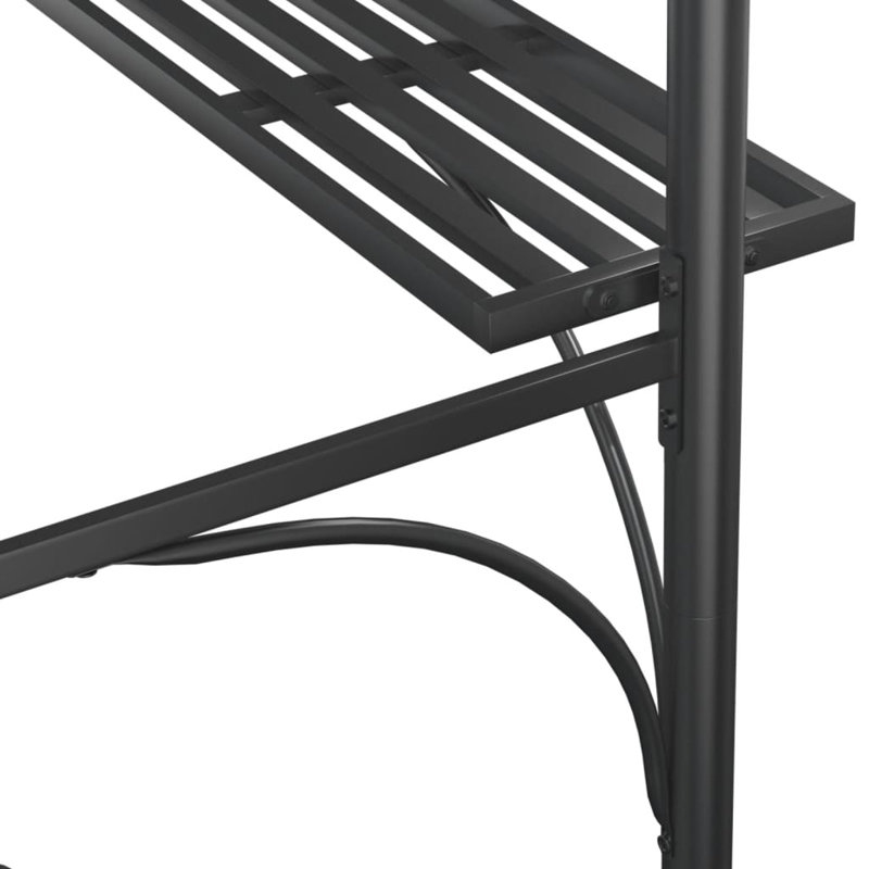 7.21 Ft. W x 3.77 Ft. D Steel Grill Gazebo Gazebo