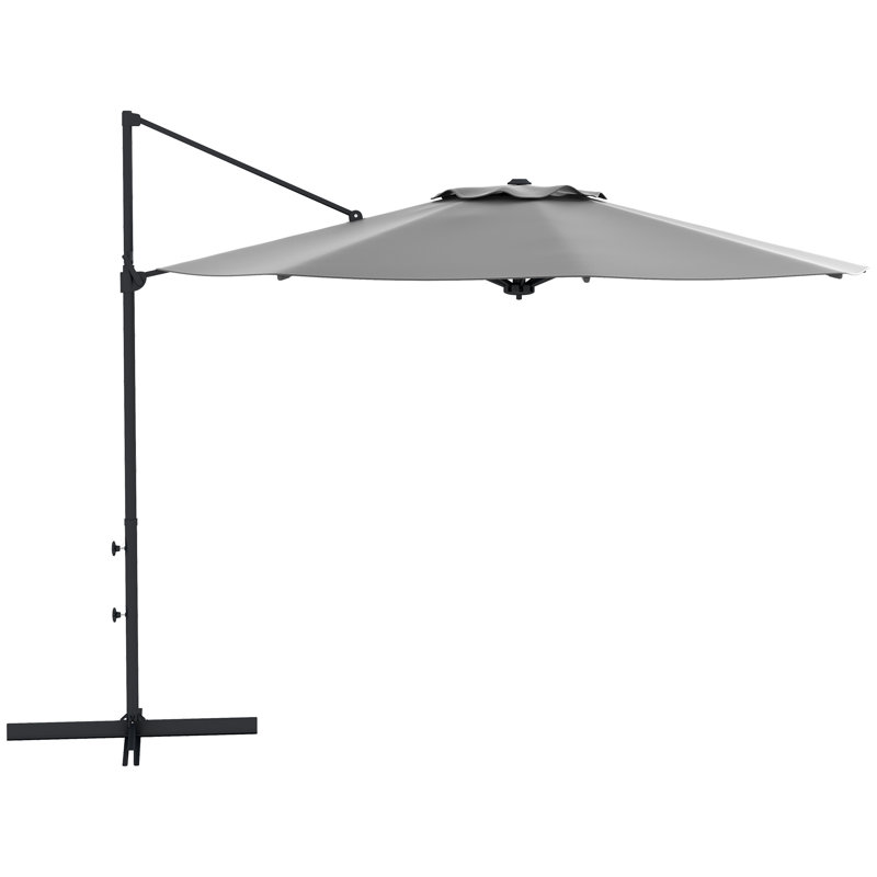 Selimir 115.7'' Cantilever Umbrella, Gray
