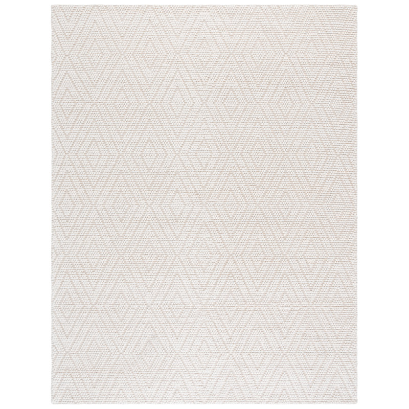 Tapis ivoire fait à la main Elle, Rectangle 8 pi x 10 pi