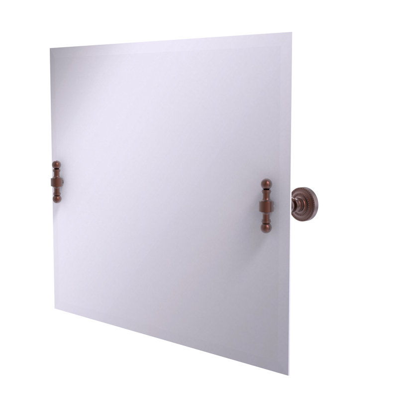 Miroir inclinable rectangulaire Marchmont, Cuivre antique, 26" H x 21" H