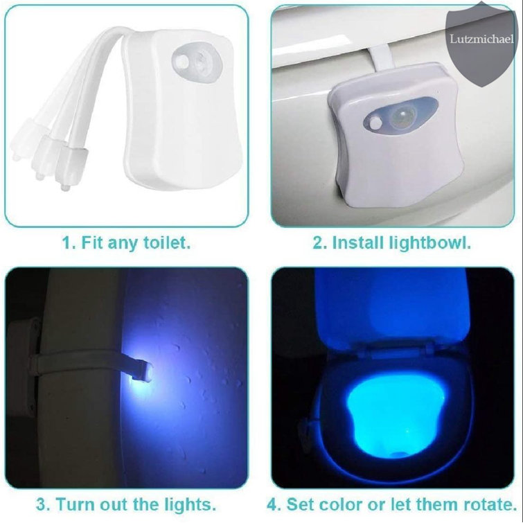 menggutong LED Toilet Motion Sensor Night Light