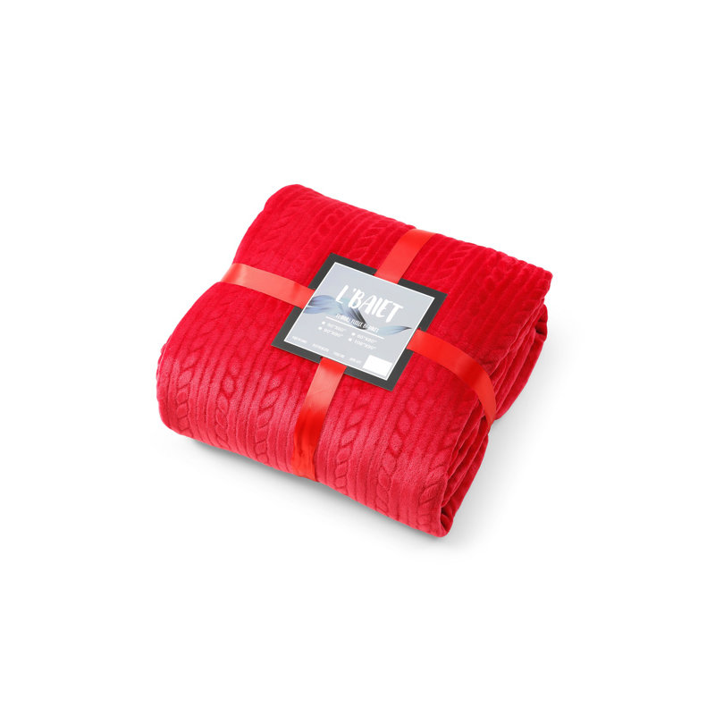 Couverture gaufrée, Simple, Rouge