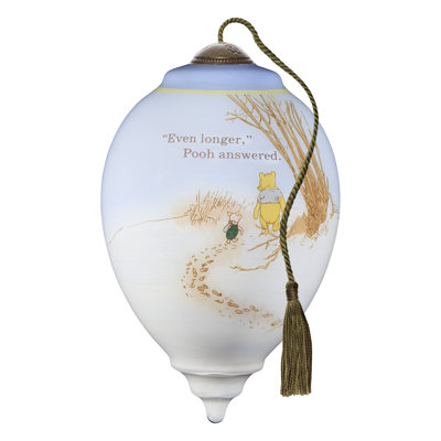 Ornement en verre soufflé Ne’Qwa Art We’ll Be Friends Forever Classic Pooh