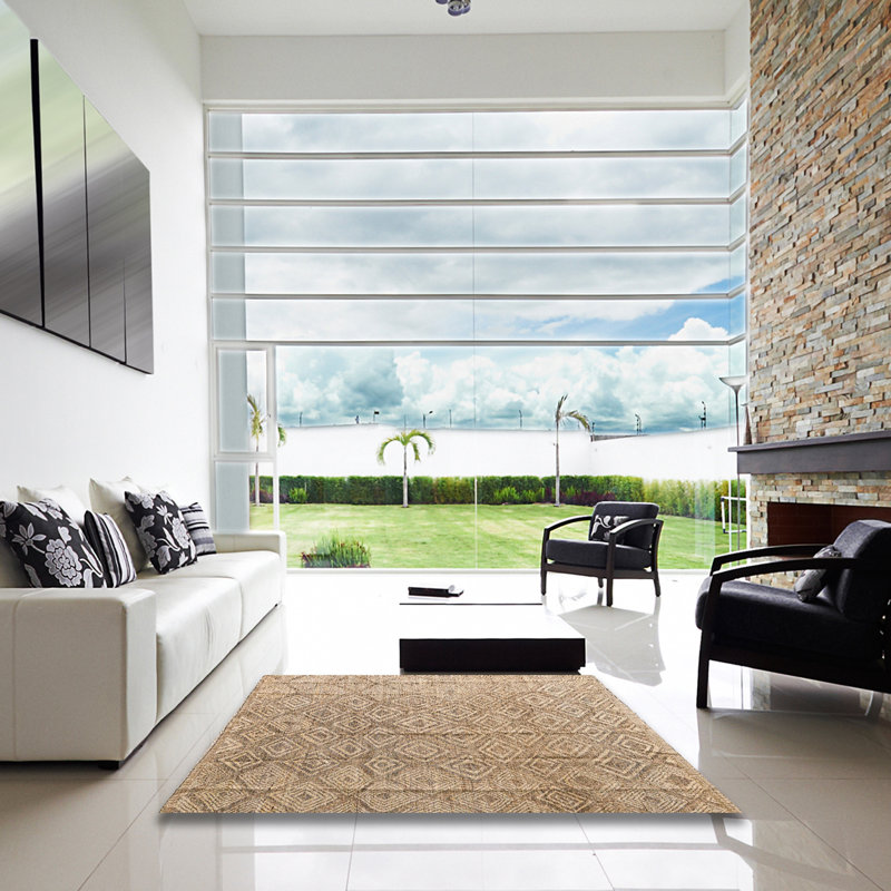 Abstract Indoor Rug, Square 8'