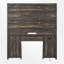 Bureau de direction Farmhouse avec huche, portes de grange coulissantes, armoire de rangement et 5 tiroirs-93717746