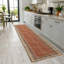 Tapis miniature en chenille de coton rouge pastel Lacasa-513567102