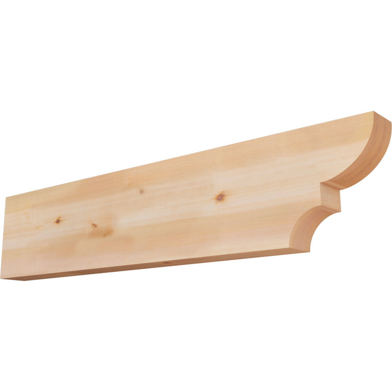 Ridgewood Smooth Rafter Tail, Western Red Cedar, 10"H x 3 1/2"W x 48"L