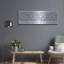 «Home Sweet Home Pattern» par Cindy Jacobs, art mural en métal, 48 po x 16 po