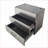 Cabinets | Charcoal Gray Metal Wall Mounted Storage Cabinet with Drawers, 32x28x20 In. | Minimalist | Bathroom