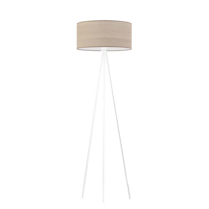 Chatham 157cm Tripod Floor Lamp, Beige, White
