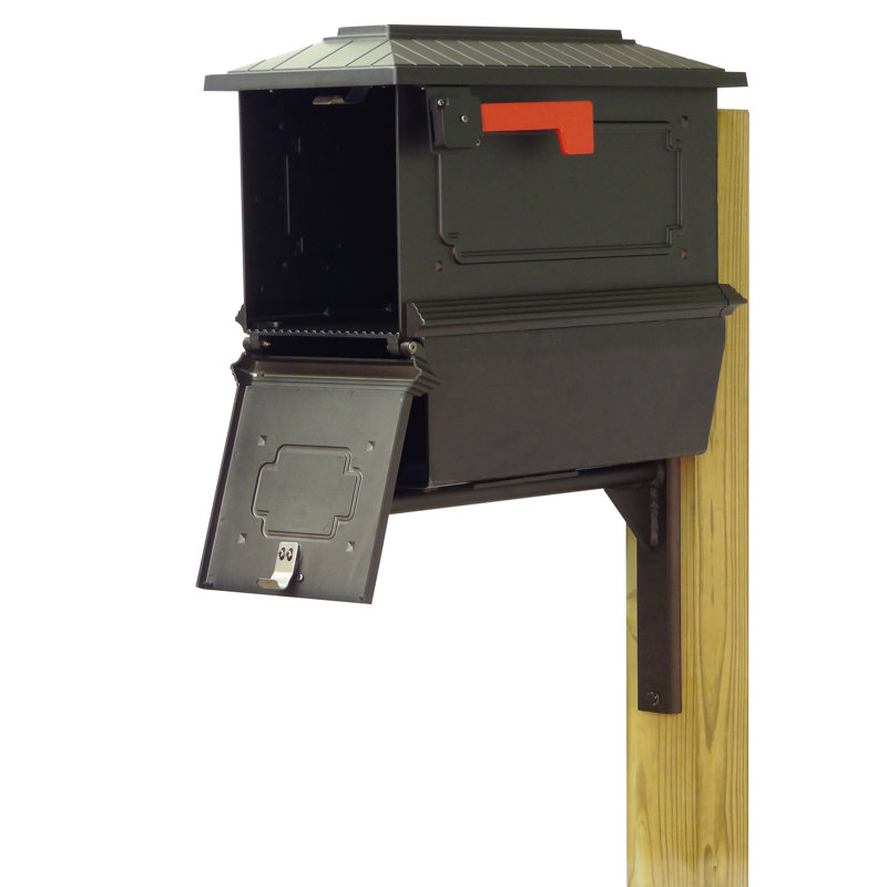Kingston Aluminum Post Mounted Mailbox