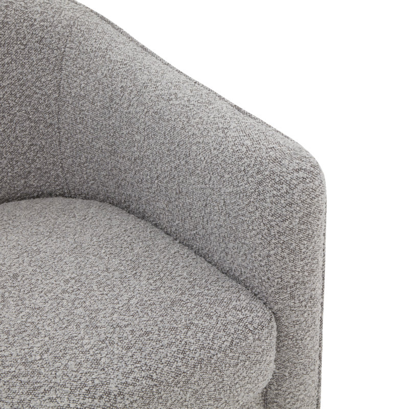 Fauteuil l 30,3 po Upland, Boucle gris clair