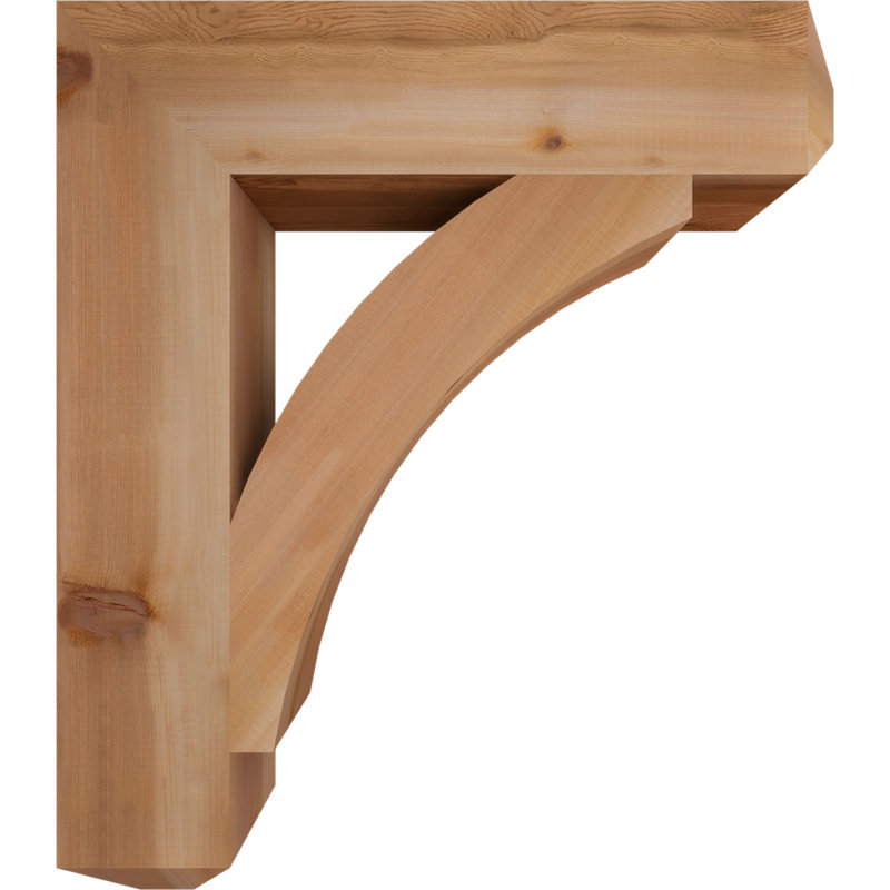 Support pour artisan Thorton, Cèdre rouge de l'Ouest (lisse), H 32 po x l 6 po x P 28 po