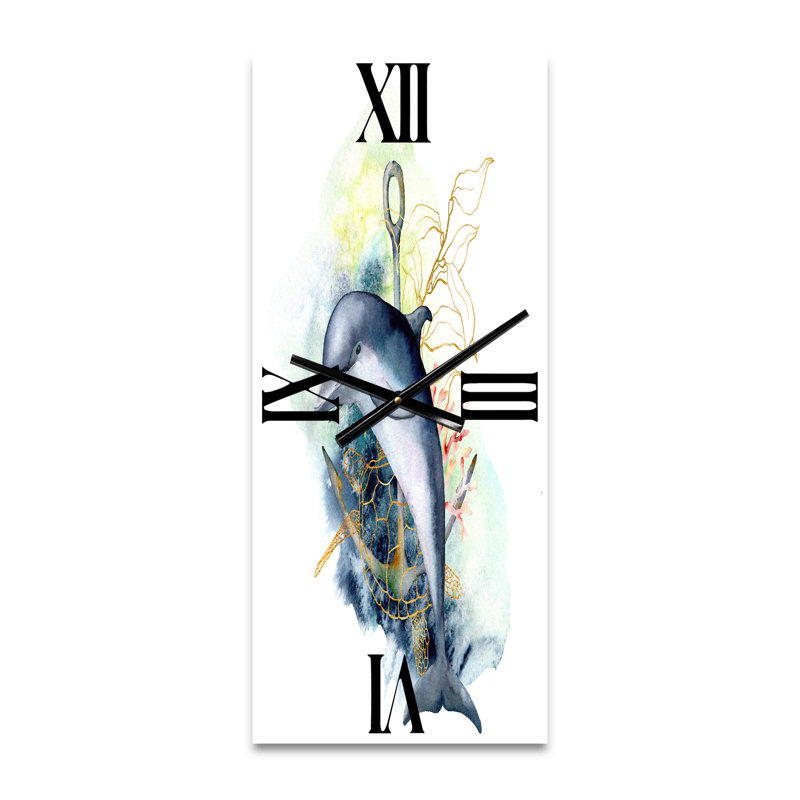 Horloge murale dauphin, Grand