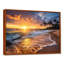 Photo de plage, coucher de soleil, Serenade IX - art mural plage côtière-1238991358-1244302685