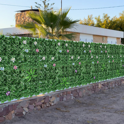 Plastic Fence Panels with Panel(s) Included