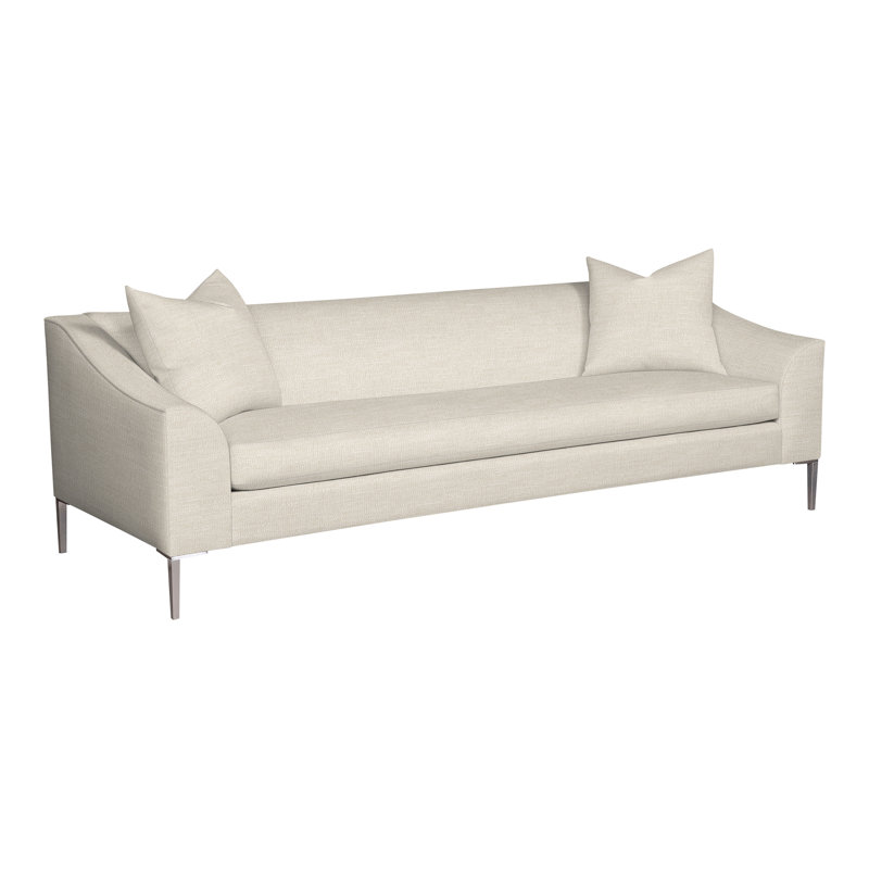 Tess Bench Seat Sofa, Worthy Snow Acrylic