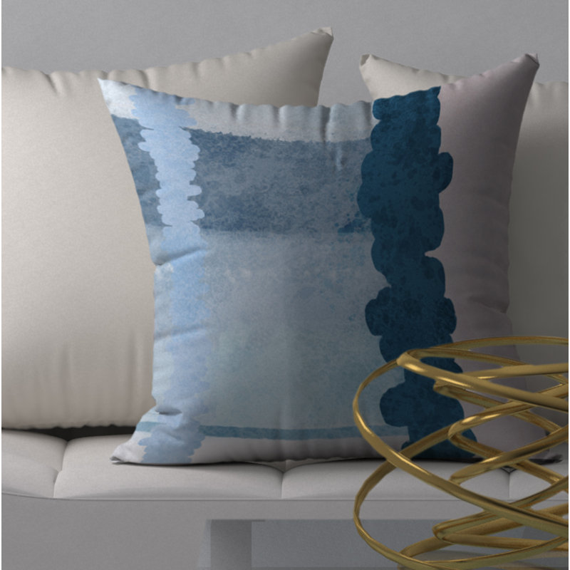 Housse de coussin décorative carrée amusante et insert, 18" x 18"