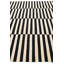 Tapis noir et blanc Noor