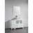  Framed 42" Freestanding Single Sink Bathroom Vanity with Engineered Marble Top and Matching Mirror-27042773