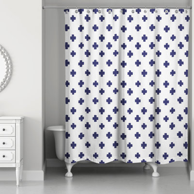 Blanchard Geometric Shower Curtain