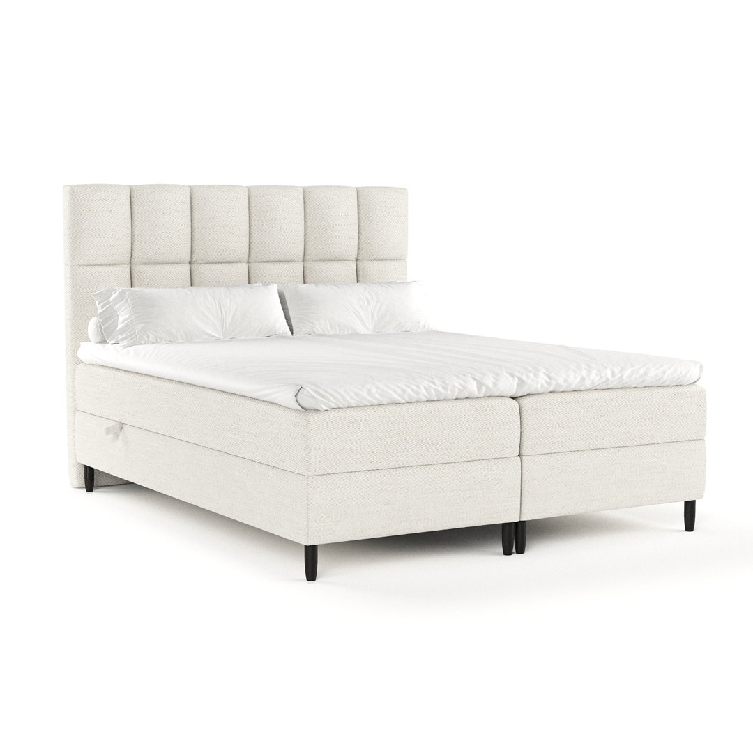 Boxspringbett Anabelle mit Stauraum und Matratze