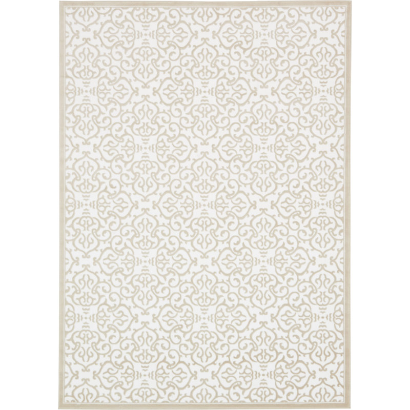 Anah Damask Indoor Rug, Rectangle 7'1" x 10'