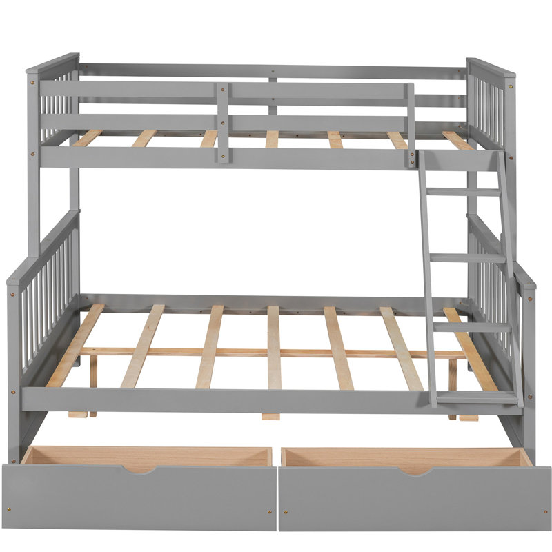 Le lit superposé Safe Safe, gris, répond aux normes élevées et offre une plateforme de couchage stable, Gris, Lit simple