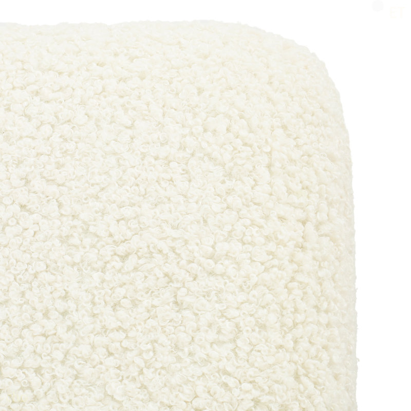Comfortable Ottoman, White, White