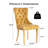 High-end Tufted Wool Linen Upholstered Nailhead Dining Chair-1017249394-1017249397-1017249406