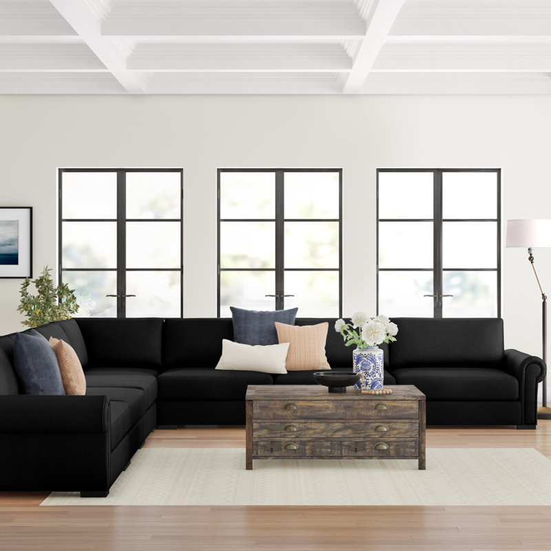 Canapé modulaire Mosely, Revolution® gris anthracite