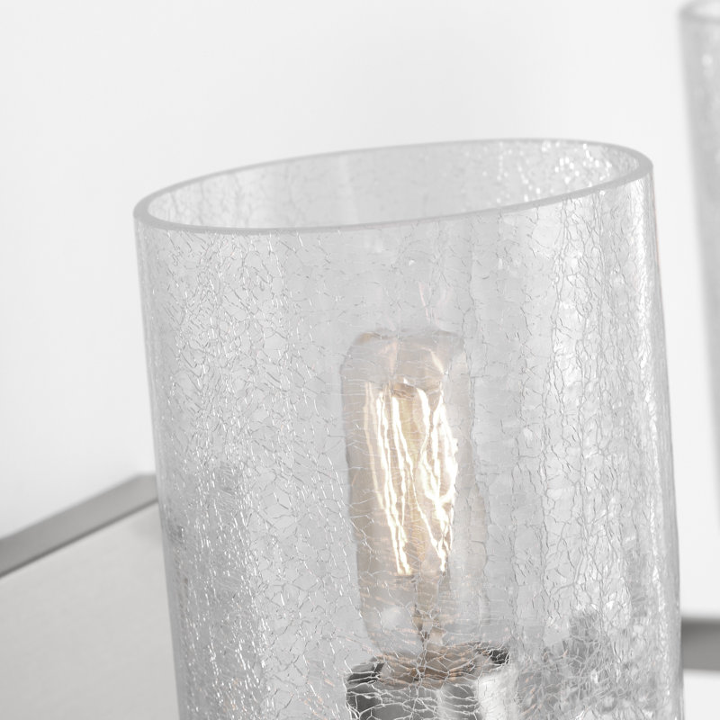 Parker Three Light Wall / Bath from Generation Lighting , 3, Brushed Steel