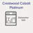 Noritake Crestwood Cobalt Platinum Coffee Server, 49 oz.