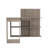 Masai Writing Computer Desk, Five Open Shelves-75264447