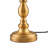3‑Light Antique Brass Table Lamp