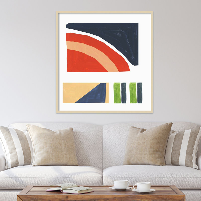 Geometric Games I by Tom Reeves, 41" H x 39" W x 1" D, Natural