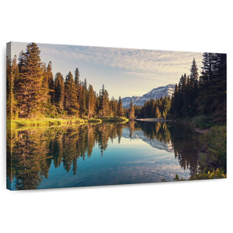 Alvord Glacier Park Lake, 24" H x 36" W