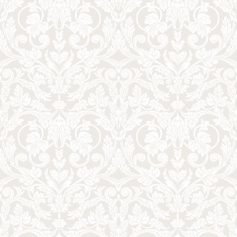 Wanda 33' L x 20.9" W Wallpaper Roll, Cream
