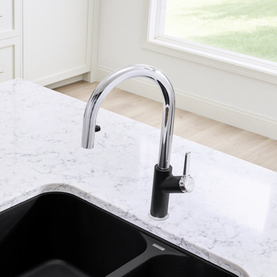 Urbena Pull-Down Dual-Spray Kitchen Faucet