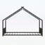 Platform Bed with LED Light Strips,Roof-Shaped Iron Frame-236189221-236189222