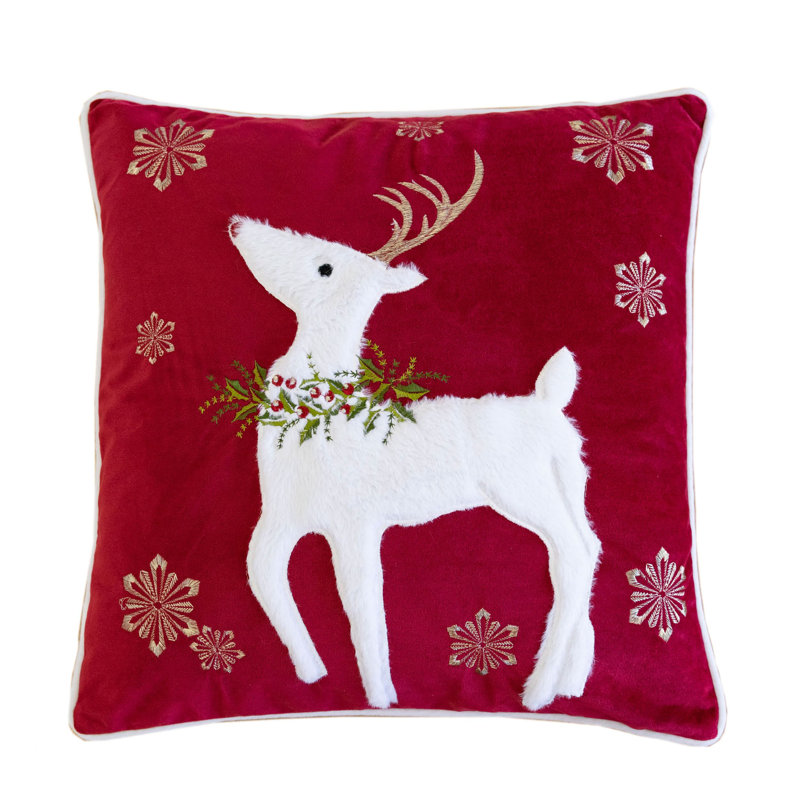 Coussin décoratif en velours