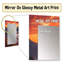 Tennessee Great Smoky Mountains Sunset II - miroir mural Tennessee, miroir décoratif orange, impression d'art en métal-382992808