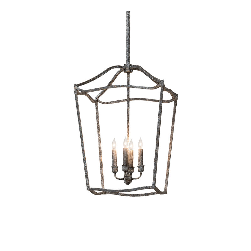 Luminaire suspendu lanterne 4 lumières