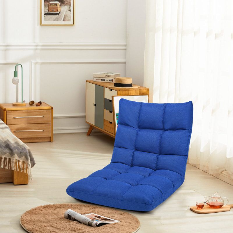 Trule Reclining Floor Game Chair, Blue