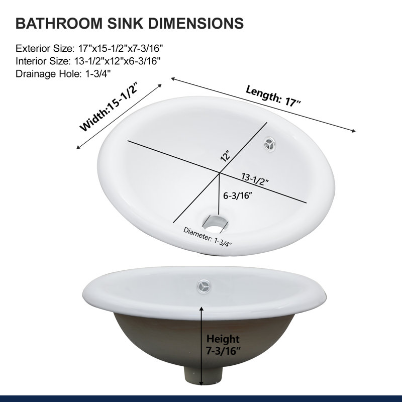 Glossy White Oval Ceramic Vessel Bathroom Sink